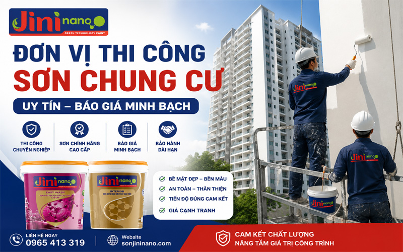 Đơn Vị Thi Công Sơn Chung Cư Uy Tín, Báo Giá Minh Bạch